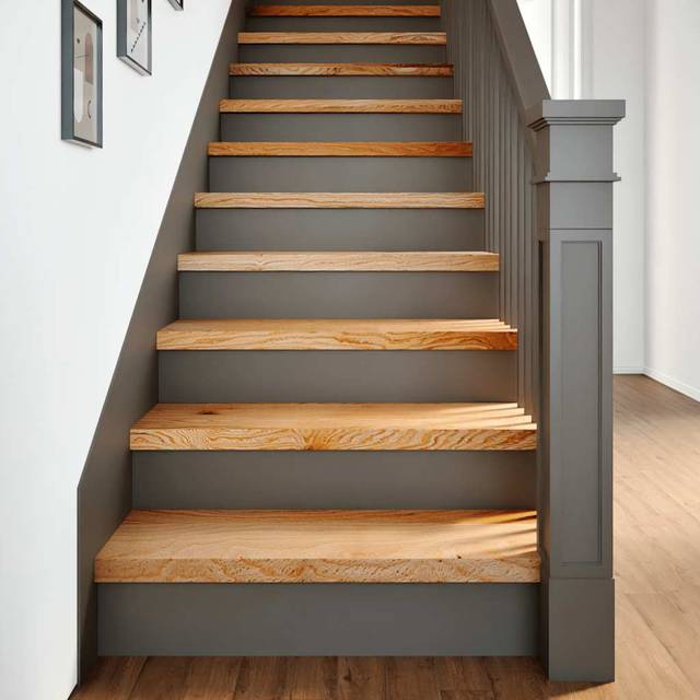 vidaXL Stair Treads 12 pcs Light Brown 70x25x2 cm Solid Wood Oak
