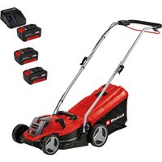 Einhell Power X-Change Einhell Power X-Change GE-CM 18/33 Li 33cm Lawnmower 18V Cordless Kit with 4Ah Battery & Charger