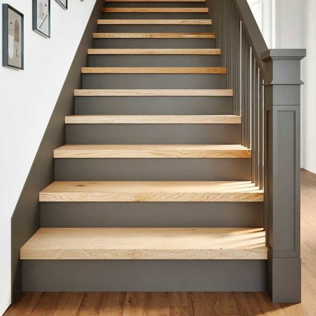 vidaXL Stair Treads 20 pcs Untreated 90x30x2 cm Solid Wood Oak - Brown
