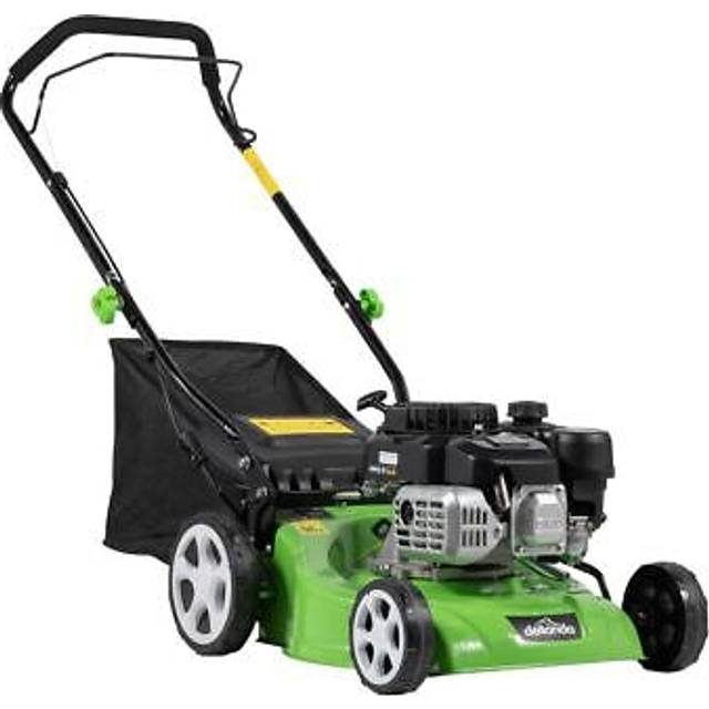 "Petrol Lawnmower Grass Cutter Hand Propelled 132cc 16""/40cm 4-Stroke - DG100"