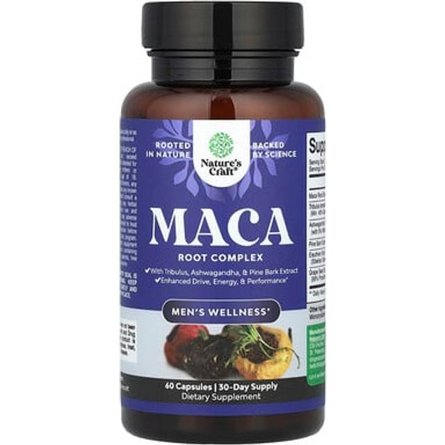 Nature's Craft, Men's Wellness, Maca Root Complex, 60 Capsules