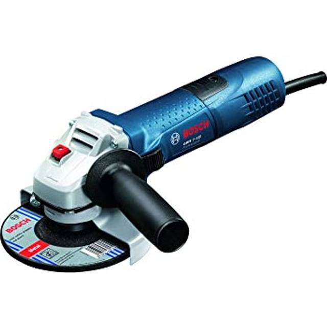 Bosch Professional Angle Grinder GWS 7-115 (110V, 720 W, disc Diameter 115 mm, Includes Backing Flange, Locking Nut, Protective Guard, in Cardboard