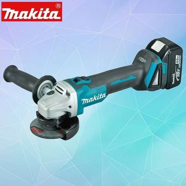 Original Makita DGA404 125mm Brushless Angle Grinder Li-ion Battery Cordless Cutting Polishing