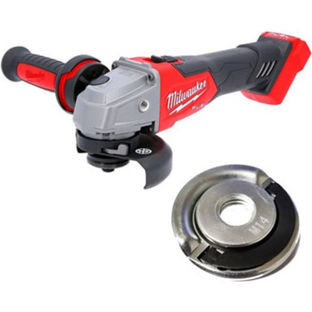 Milwaukee M18FSAG115X FUEL Brushless Angle Grinder 18V Slide Switch+ Locking Nut