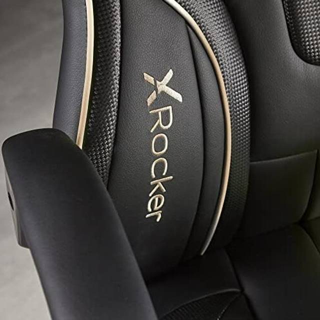 X-Rocker Maverick Gaming Chair, Ergonomic Racing Desk Chair with Armrest, Computer Swivel Chair with Back Support Adjustable Height Comfortable Chair