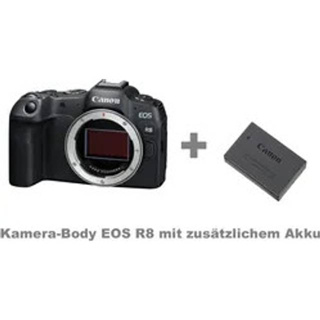 Canon EOS R8 Body + LP-E17 battery camera kit | ✅ 5 years warranty
