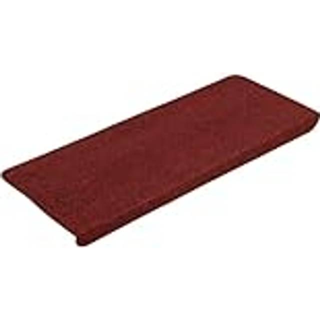 vidaXL Stair Mats Self-adhesive 30 pcs Red 65x24.5x3.5 cm