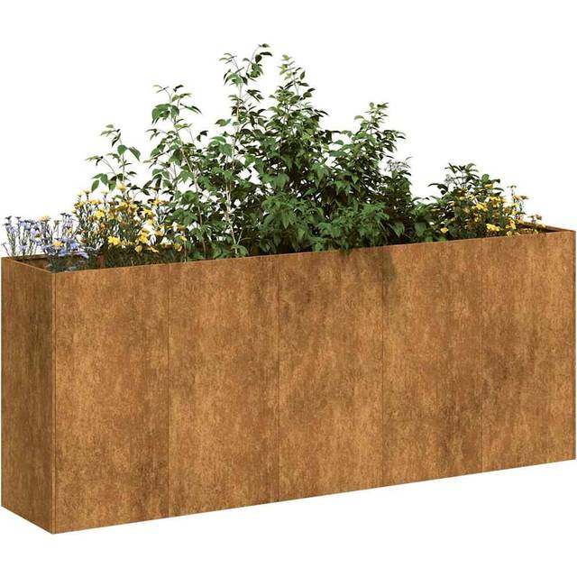 Vidaxl - Planter Rusty 200x40x80 cm Weathering Steel