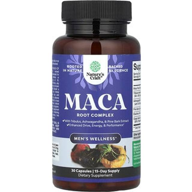 Nature's Craft, Men's Wellness, Maca Root Complex, 30 Capsules
