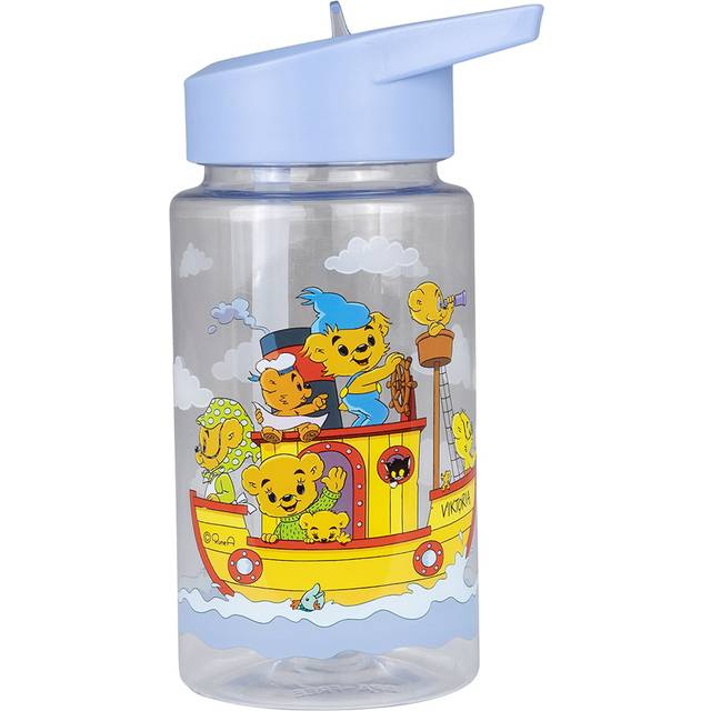 Rätt start Bamse Viktoria, Vattenflaska i plast - Blå