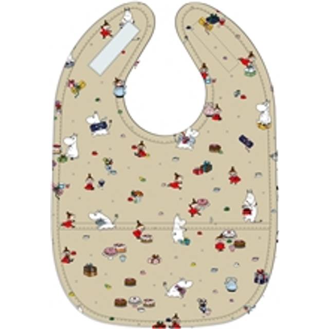 Rätt Start Mumin Picknick, Haklapp, beige - Beige/Sand