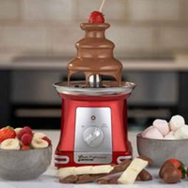 Cooks Professional Retro 3-tier Chocolate Fountain Red, Red