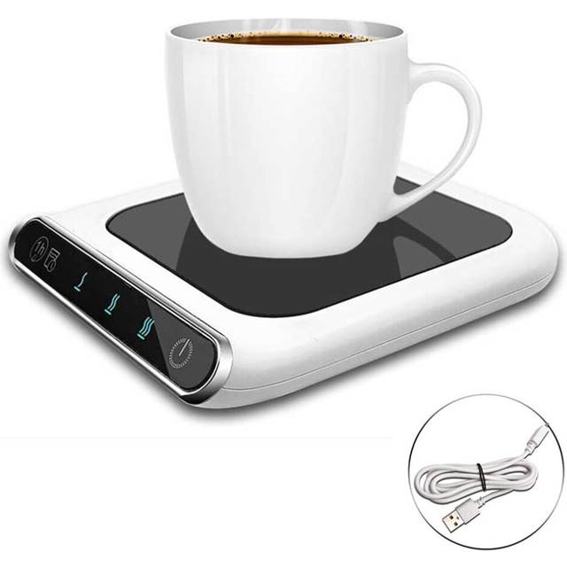 Coffee Cup Warmer for Desk 3-Gears Adjustable Temperature Coffee Mug Warmer