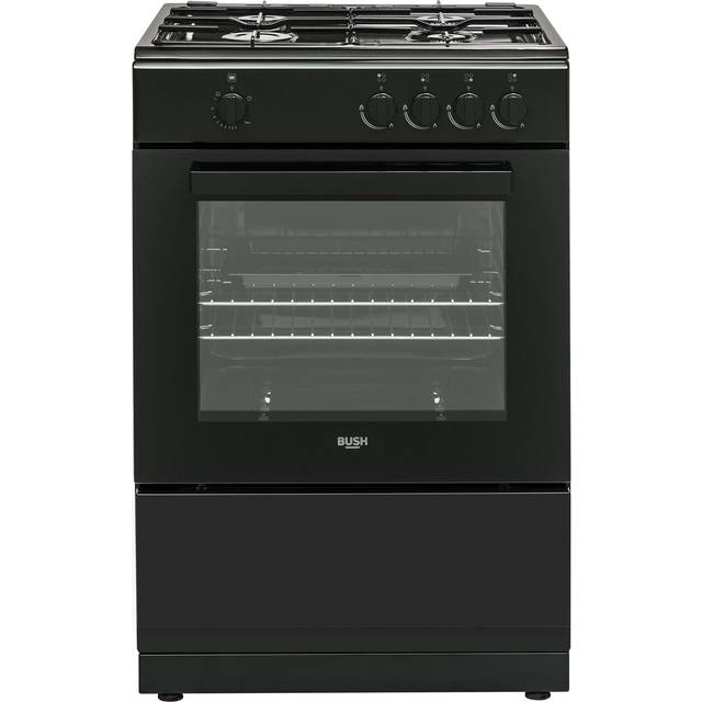 Bush BGC60SBX 60cm Single Gas Cooker - Black