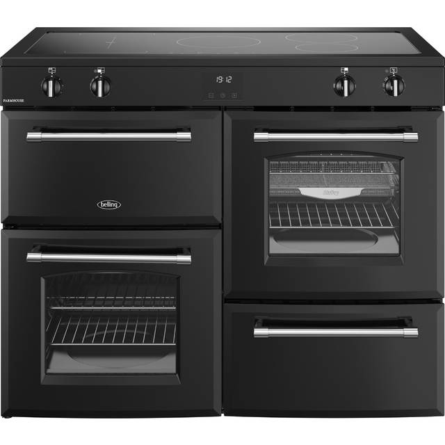 Belling 444411841 Farmhouse 110cm Induction Range Cooker - Black