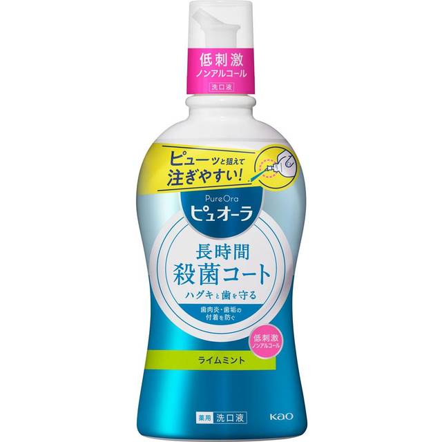 KAO Puora Medicated mouthwash non-alcoholic 420mL (Quasi drug) Bad Breath Prevention - After daily tooth brushing, hold an appropriate amount of appro
