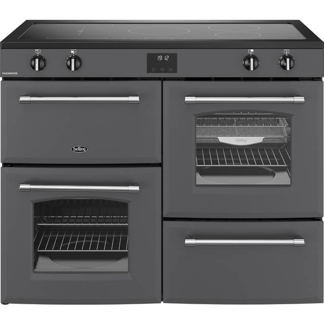 Belling 444411840 Farmhouse 110cm Induction Range Cooker - Anthracite