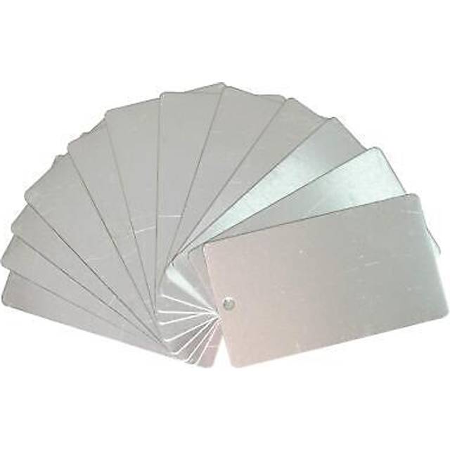 StayMax Aluminum Plant Label Tree Tags Garden Label Tag Outdoor Metal Label Stamping Blanks 25 Pack