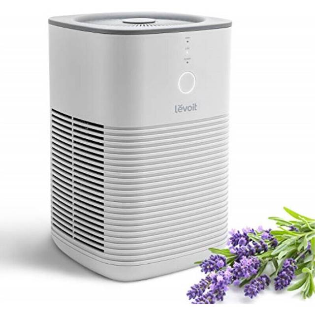 LEVOIT Air Purifier for Home Bedroom, HEPA Air Fresheners Filter, Small Room Air Cleaner with Fragrance Sponge for Smoke, Allergies, Pet Dander, Odor,