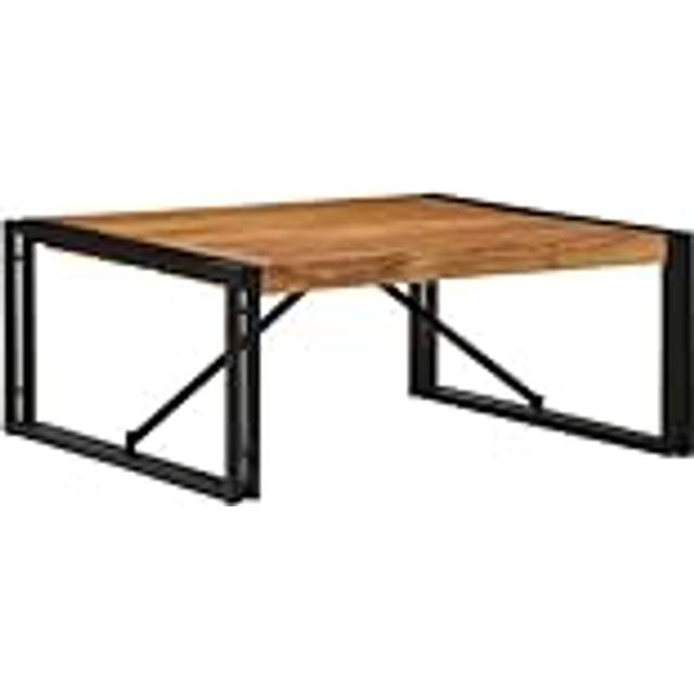 Soffbord 80x80x35 cm massivt trä akacia