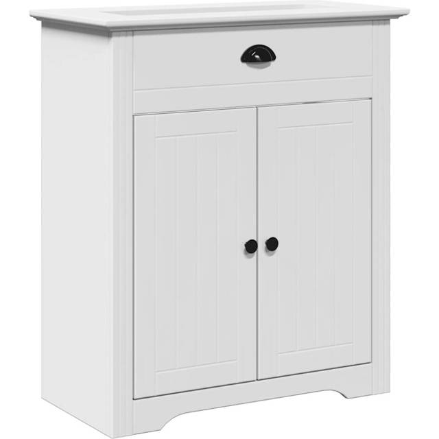 Tvättställsskåp BODO vit 70x35x80 cm