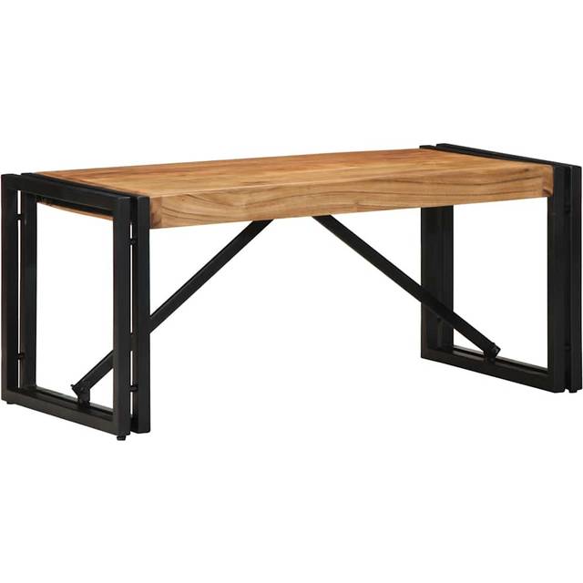 Soffbord 80x40x35 cm massivt trä akacia