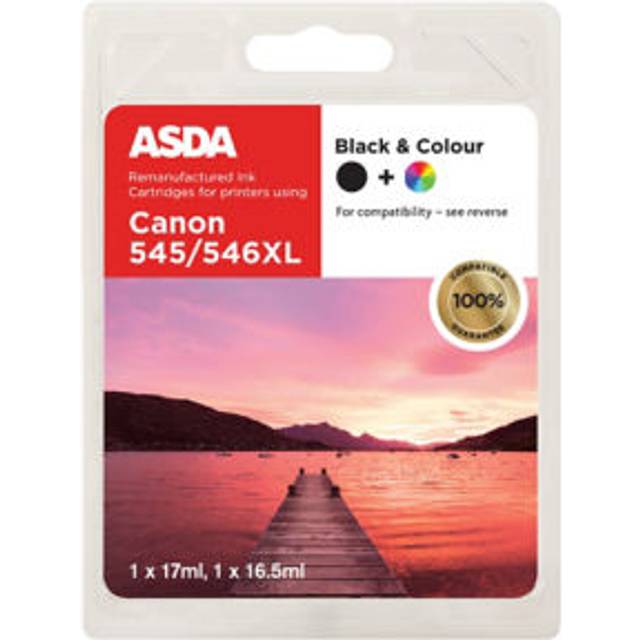ASDA Canon PG-545XL/CL-546XL Black & Colour Ink Cartridges