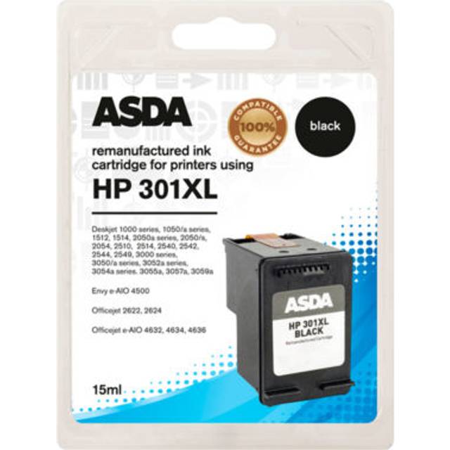 ASDA HP301XL Black Ink Cartridge