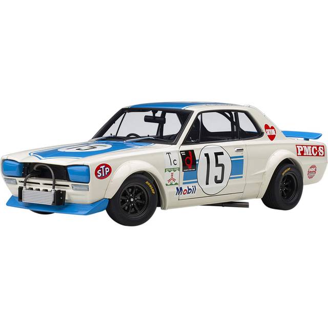 Nissan Skyline GT-R (KPGC-10) 15 K. Takahashi Winner Racing 1972 Fuji 300 km Speed Race "Millennium" Series 1/18 Diecast Model Car by Autoart