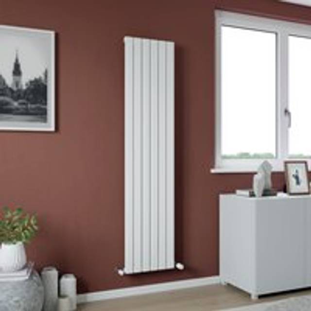 Vienna Designer Aluminium Radiator - White - 1800mm x 345mm