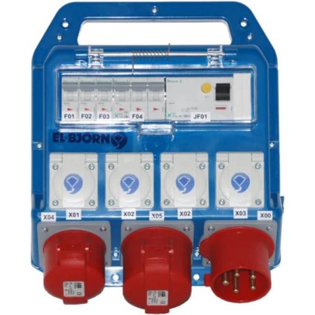 Uttagscentral Väskmodell 32A 230/400V IP44 Elbjörn