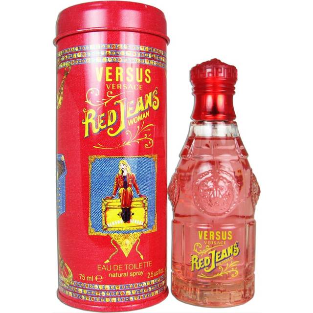 Versace Red Jeans for Women Eau De Toilette Spray  25 Ounce