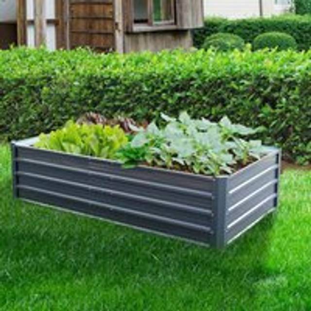 Metal Raised Garden Beds, One