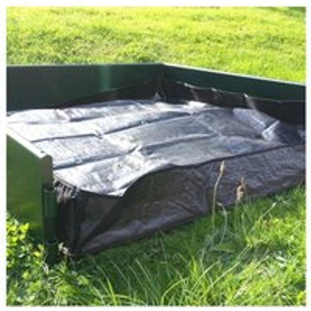 Gardenskill - Raised Bed Liner & Cover 2-in-1 Garden Planter Flower Box Vegetable Trough Lining Membrane Heavy Duty Fabric for Outdoor Allotment