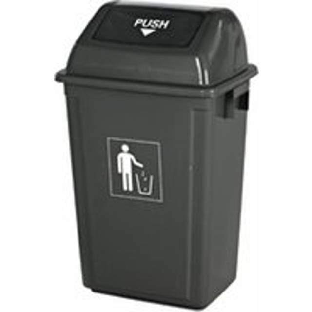Push Flap Waste Bin | 670h x 420w x 300d mm | 50 Litre