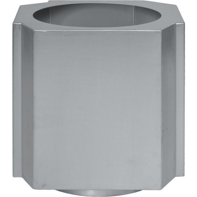 Louise Roe Funki pot M 40 cm Brushed Aluminium