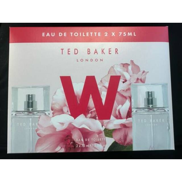 W EDT Duo Pack, Gentle and Sophisticated Fragrance, Fig Leaf, White Peony and African Violet Top Notes with Pink Orchid, Cassis and Raspberry Middle