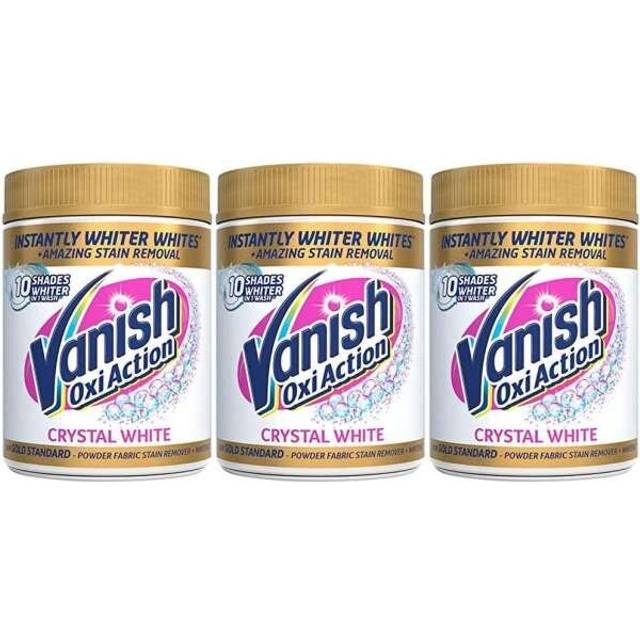 Vanish Fabric Stain Remover Gold Oxi Action Powder Crystal Whites470g(2505) (Pack of 3)
