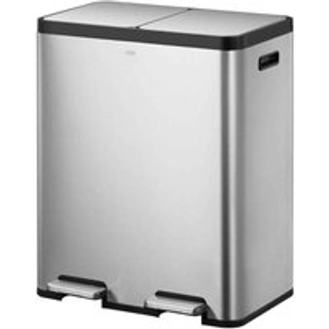 Eko Ecocasa bin Stainless Steel 30L+30L, Silver