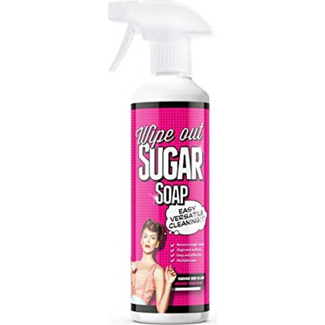 Wipe Out - Sugar Soap Spray | Ready To Use | Cleaning Walls, Grease, Grime, Dirt, Stain Remover & Kitchen Degreaser - 500ml