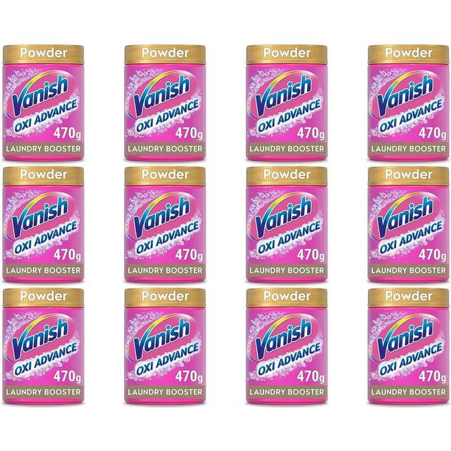 Vanish Oxi Action Powder Fabric Stain Remover Brighten Colour 470g(9895) (Pack of 12)