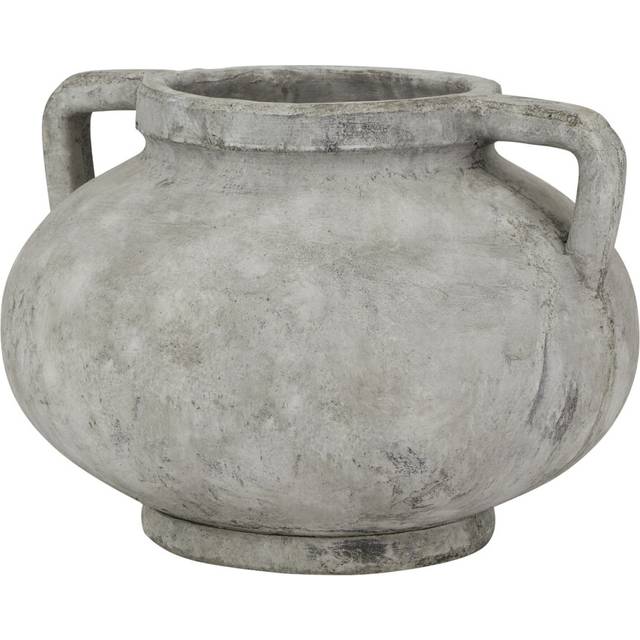 Athena Stone Large Pelike Pot - Ceramic - L38 x W38 x H27 cm - White