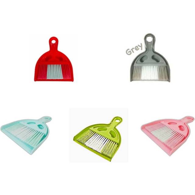 Small mini dustpan & brush cleaning table sweeping handy dust keyboard brushing