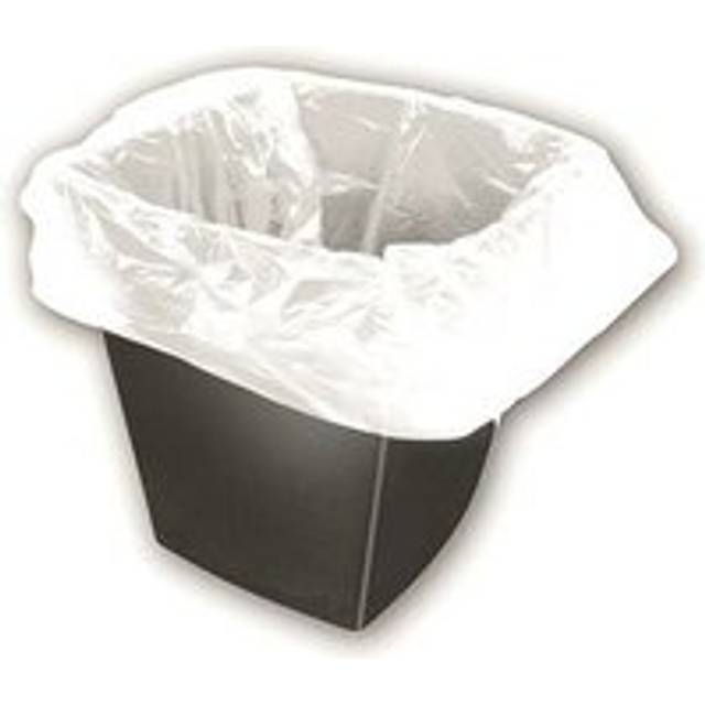 2Work Square Bin Liners 30 Litre White (1000 Pack)