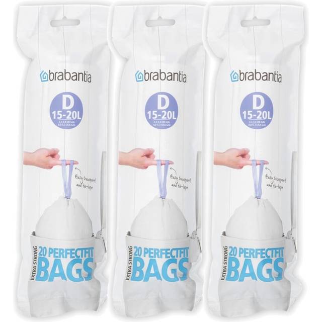 Brabantia Bin liners (15-20 litres (D), pack of 60