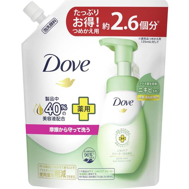 Dove Acne Care Creamy Foam Facial Cleanser Refill 320ml