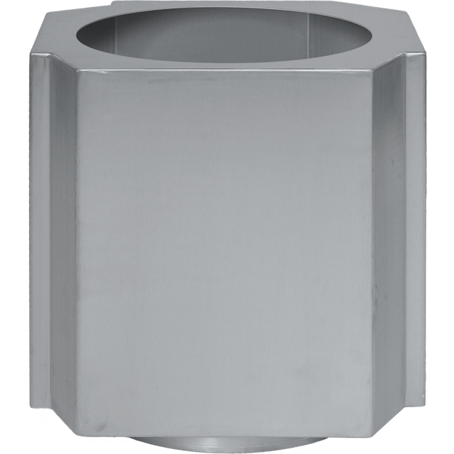 Louise Roe Funki pot L 52 cm Brushed Aluminium