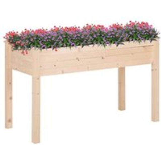 Outsunny Fir Wood Non-Woven Fabric Planting Bed | Wowcher