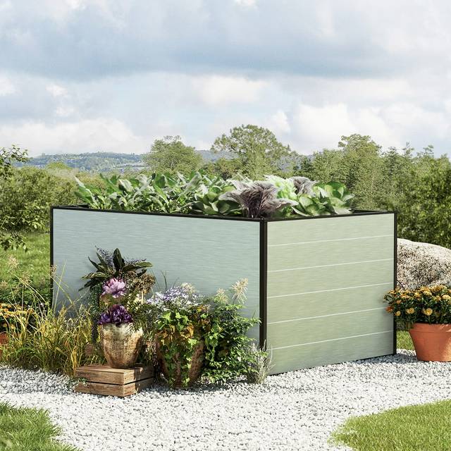 GFP 150 x 99 x 77 cm Raised garden bed, Aluminium anodised - (GFPV00330)
