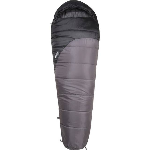 (215cm, Grey) Mountain Warehouse Summit 250 Right Zip Winter Mummy Sleeping Bag